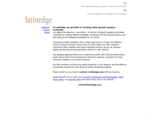 Tablet Screenshot of latinedge.com